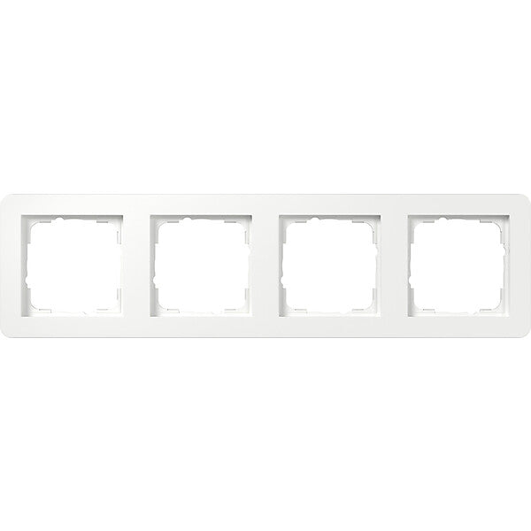 Gira Abdeckrahmen 4fach reinweiß 0214150